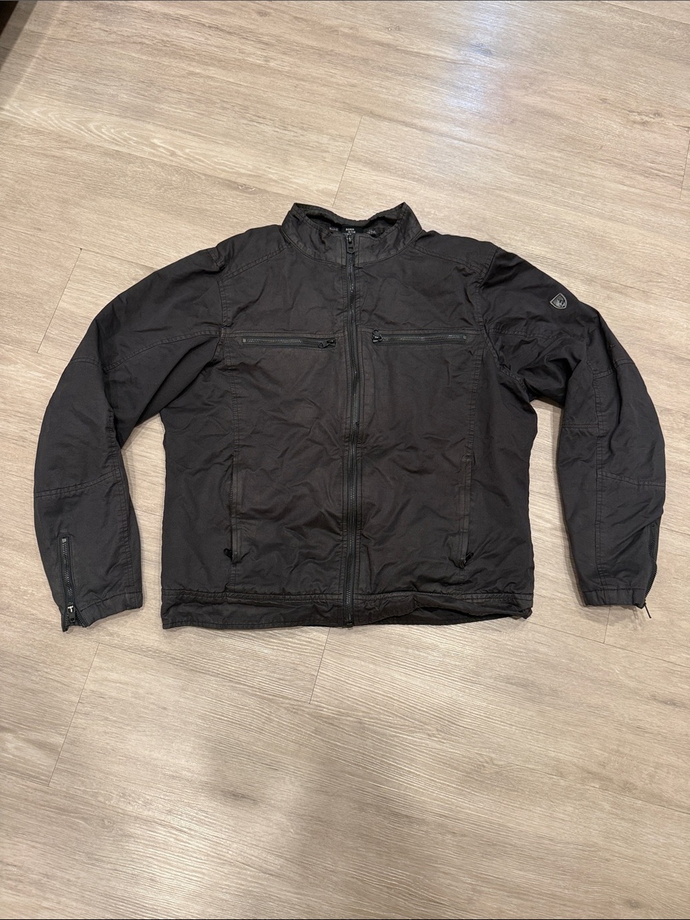Kuhl Black Kaffe Racer Insulated Coat Jacket Men’s Medium Rare